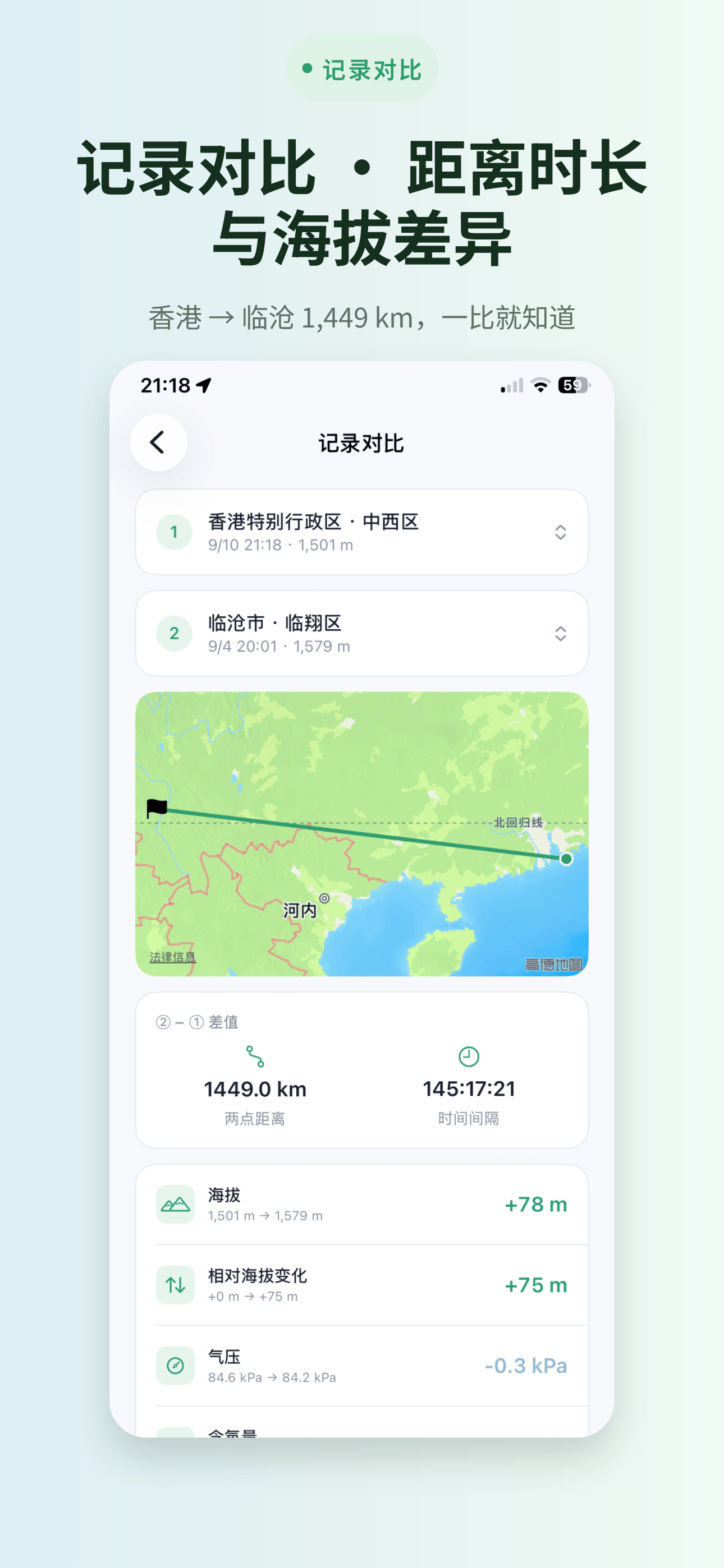 记录对比